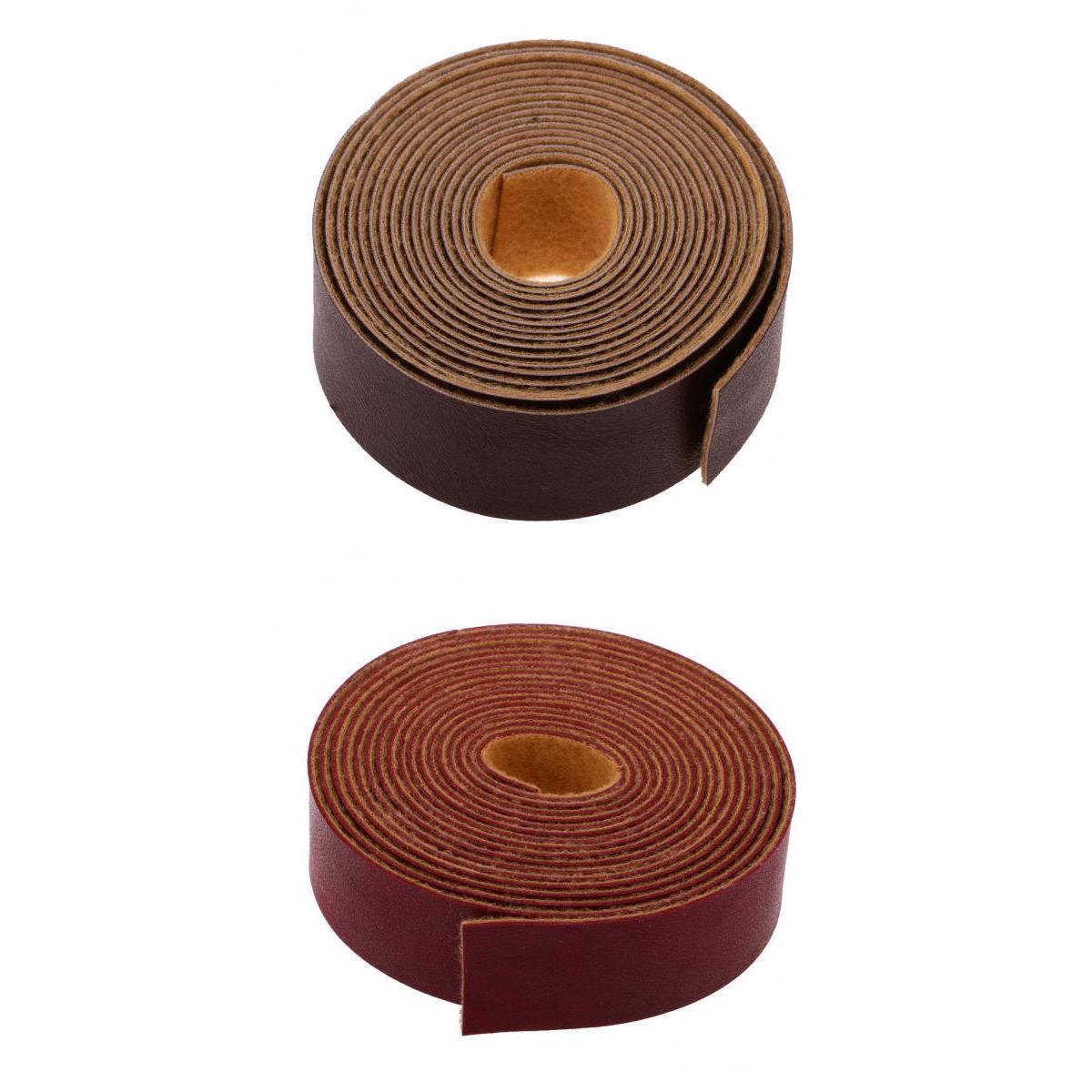 2 Pieces 10 Meters Long DIY PU Leather Straps Strips for Crafts 2cm Wide