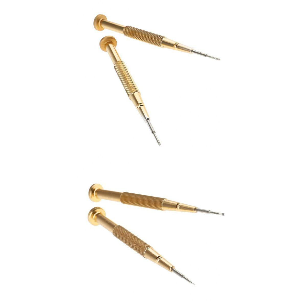 4 Pieces Precision Flat & Cross Screwdriver Eye Glasses Jewelry Repair Tools