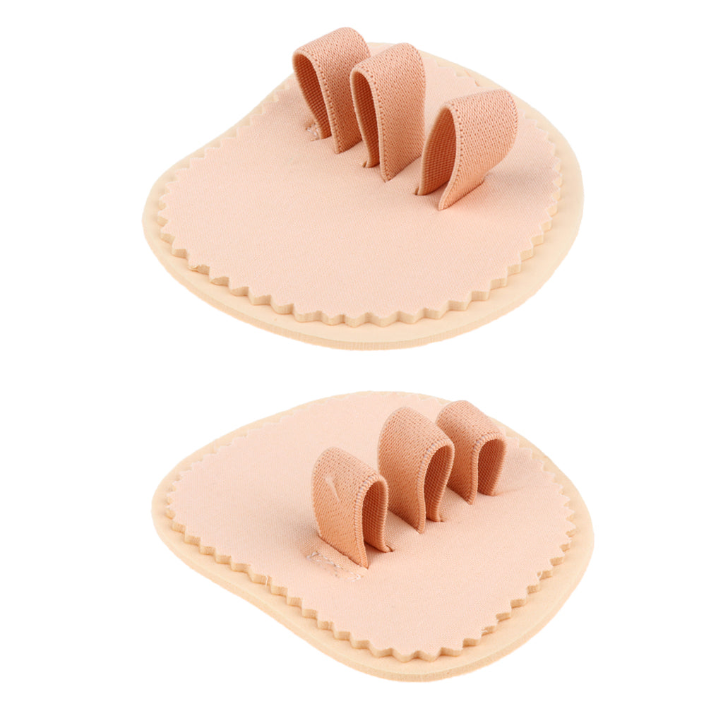 2Pieces Toe Straightener Corrector Hammer Crooked Foot Protectors Three Toe