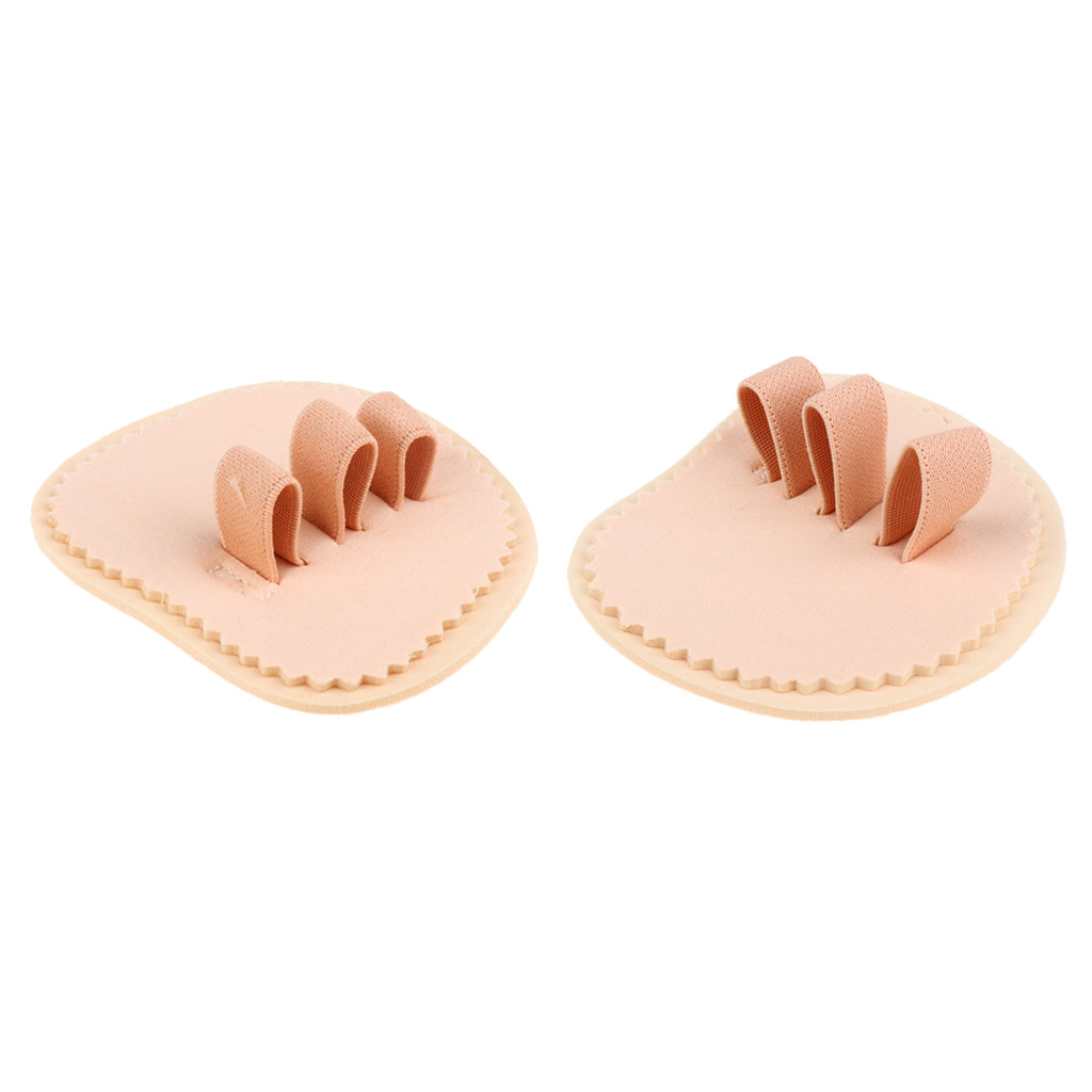 2Pieces Toe Straightener Corrector Hammer Crooked Foot Protectors Three Toe