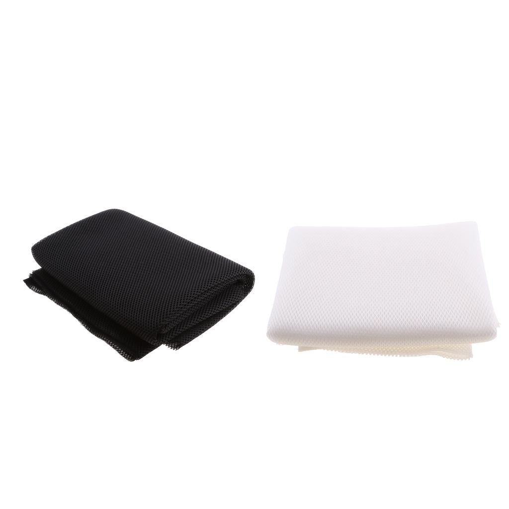 2Pieces Speaker Grill Cloth Stereo Gille Fabric Speaker Mesh Cloth
