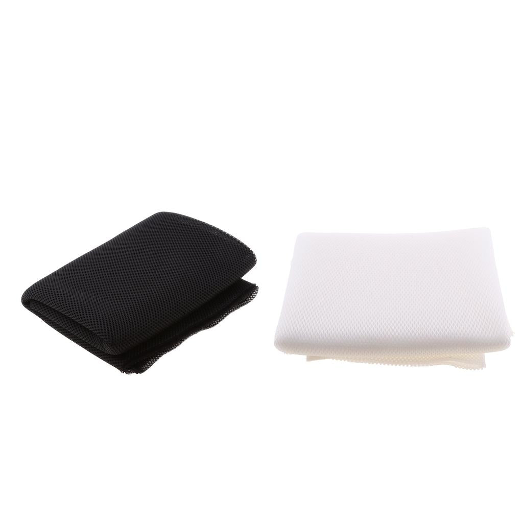 2Pieces Speaker Grill Cloth Stereo Gille Fabric Speaker Mesh Cloth