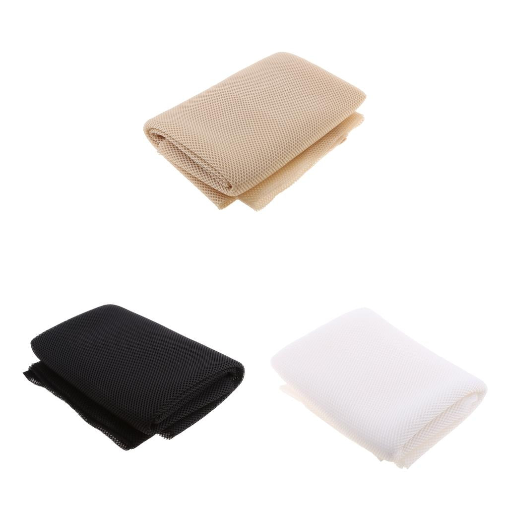 3Pieces Speaker Grill Cloth Stereo Gille Fabric Speaker Mesh Cloth