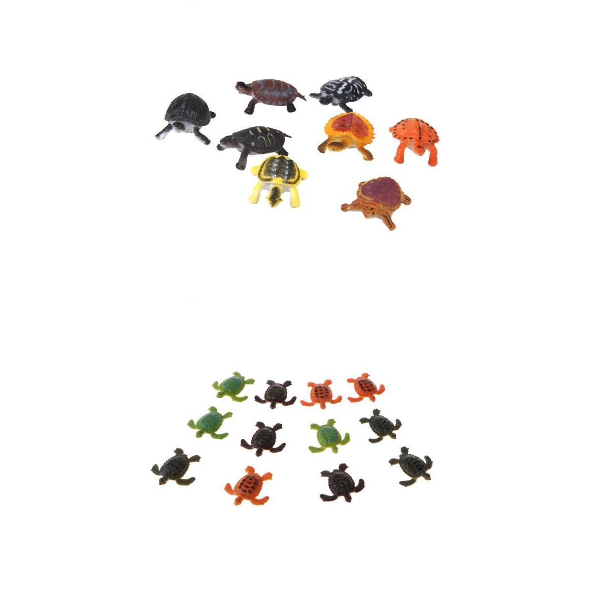 20-piece Plastic Animal Turtle Models Kids Educational Toy Party Bag Fillers