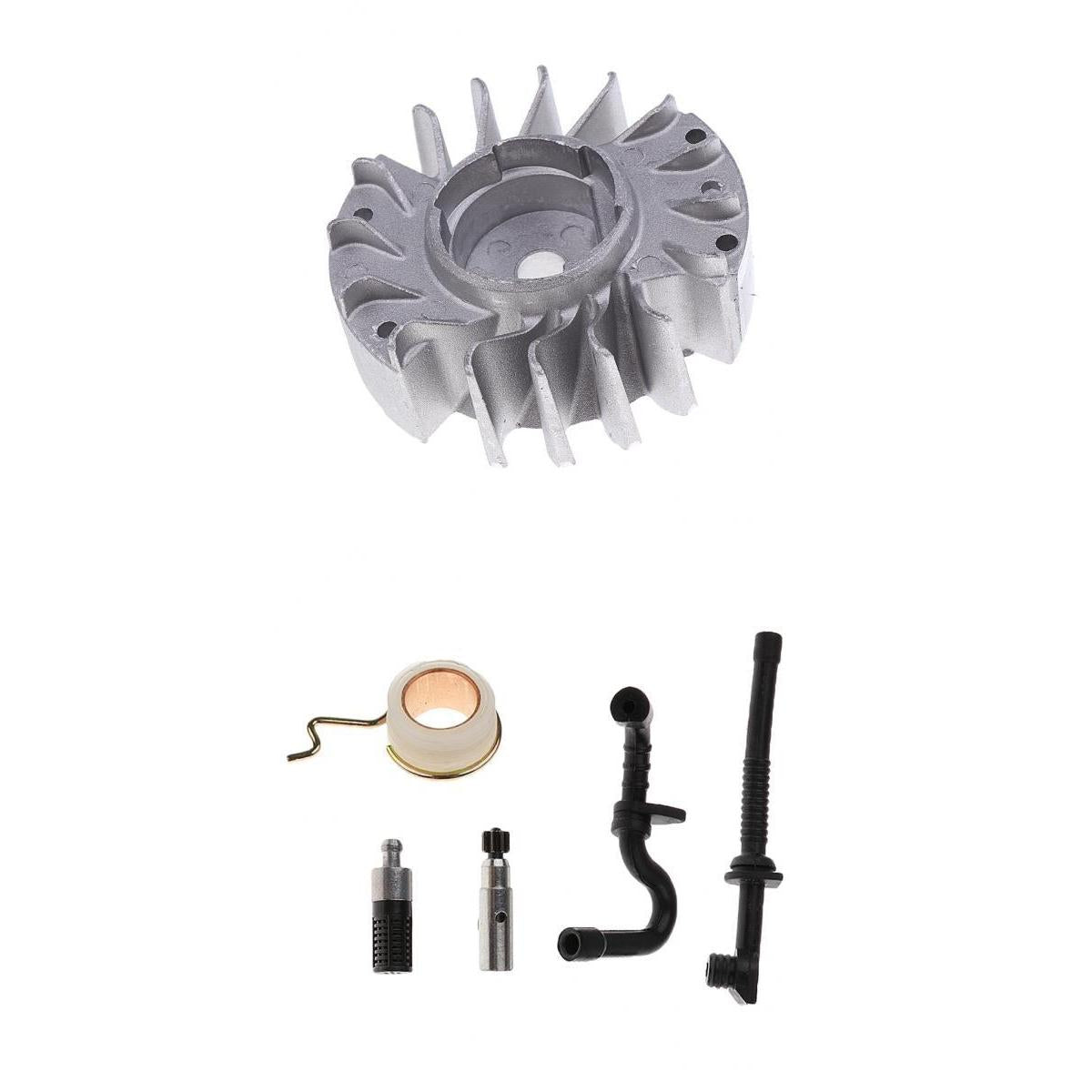 Chainsaw Flywheel + Oil Fuel Line Kit Fits for STIHL 017 018 MS170 MS180