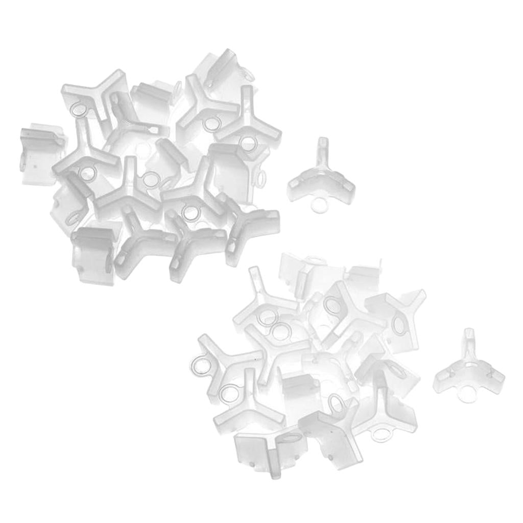 200pcs Plastic Fishing Treble Hook Covers Protector Holder Cap for Hook 2#3#