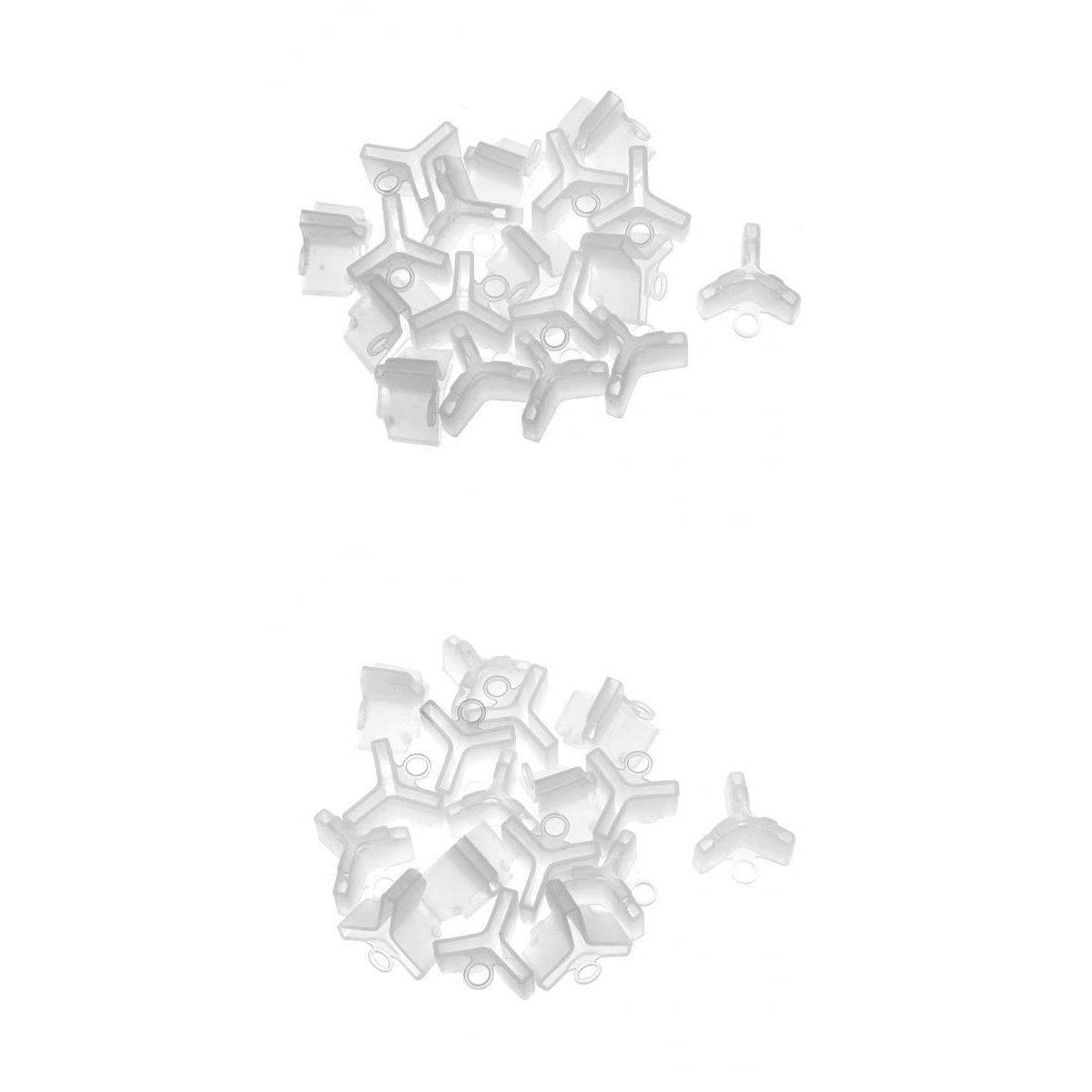 200pcs Plastic Fishing Treble Hook Covers Protector Holder Cap for Hook 3#4#