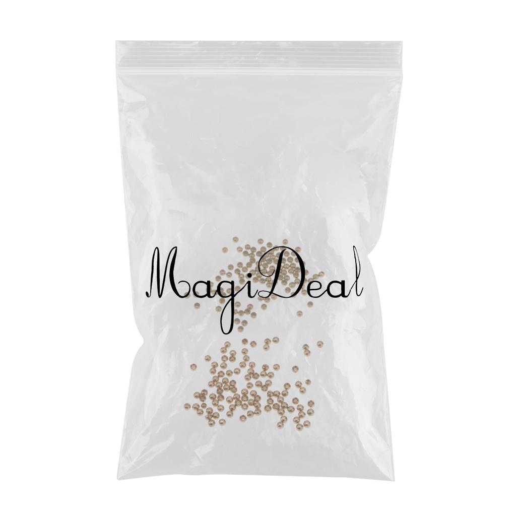 200pcs Fly Tying Head Beads Fly Fishing Nymph Head Ball Beads 2.8mm 2.3mm