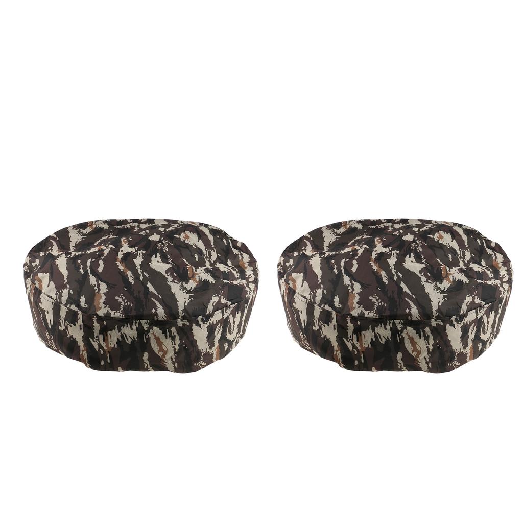2pcs 15+14" Camo Car Truck Van Rear Spare Tire Tyre Wheel Cover Universal"