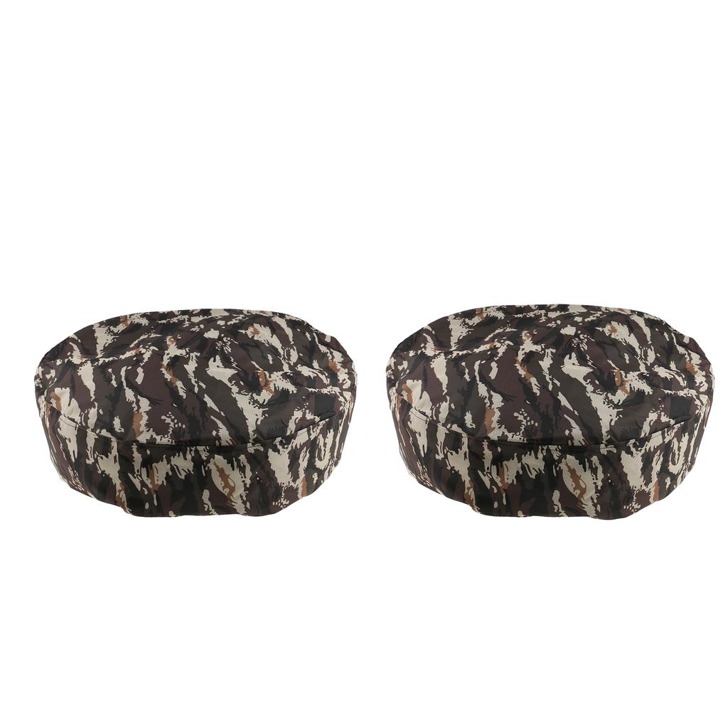2pcs 15+14" Camo Car Truck Van Rear Spare Tire Tyre Wheel Cover Universal"