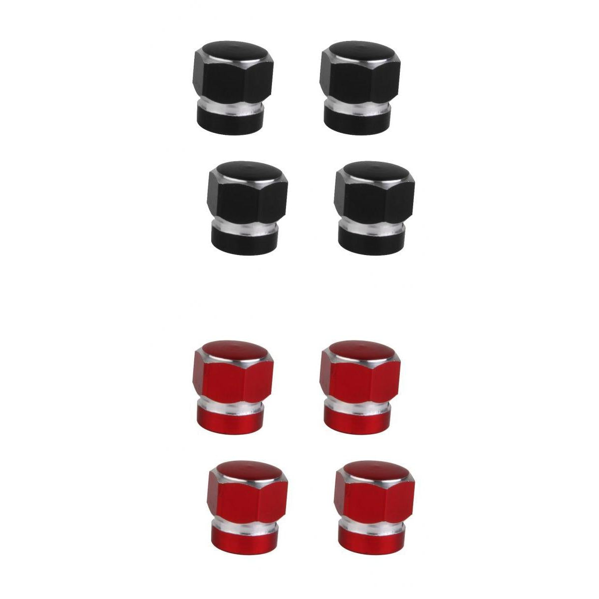 8pcs Alloy Car Motorcycle Bicycle Wheel Tire Tyre Stem Air Valve Cap Covers