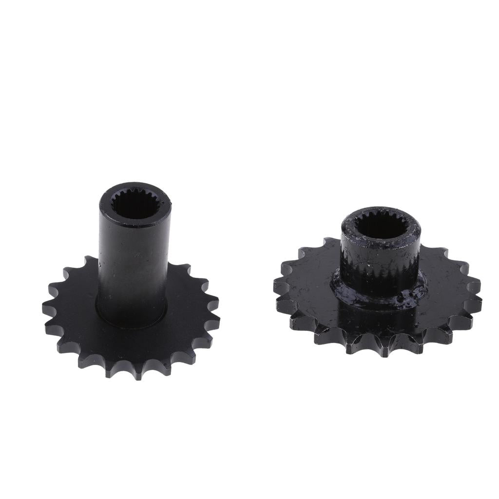 2Pcs 19T 428 Front Chain Sprocket Cog GY6 150cc Quad Dirt Bike ATV Buggy