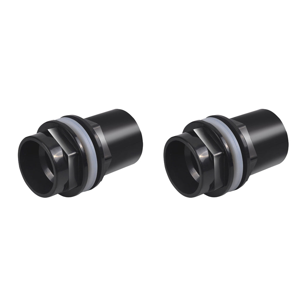 2 pcs PVC Fish Tank Tube Pipe Joint Aquarium Pipe Connector Coupler Adapter