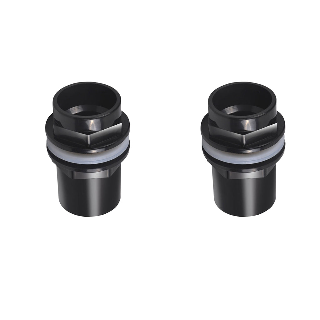 2 pcs PVC Fish Tank Tube Pipe Joint Aquarium Pipe Connector Coupler Adapter