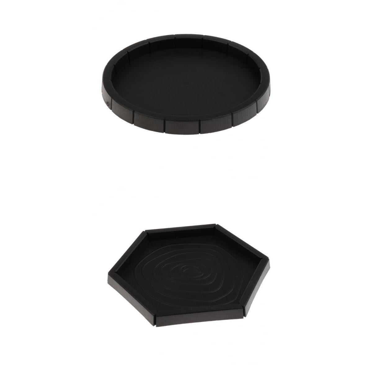 2 pcs Plastic Reptile lizard Gecko Vivarium Feeding Food Dish Feeder Bowl