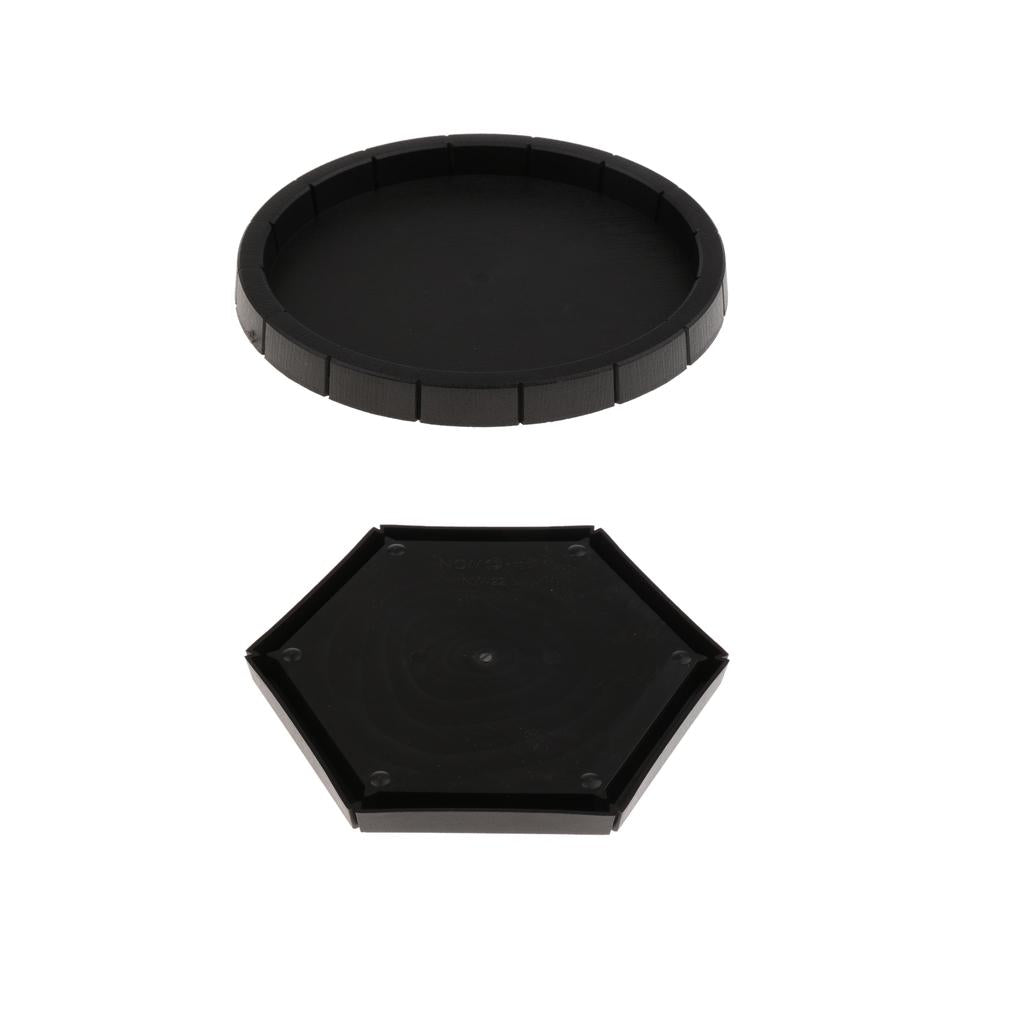 2 pcs Plastic Reptile lizard Gecko Vivarium Feeding Food Dish Feeder Bowl