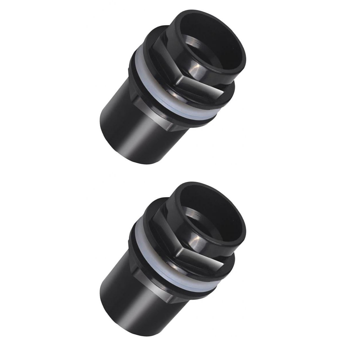 2 pcs Fish Tank Tube Pipe Joint Aquarium Pipe Connector Coupler Adapter
