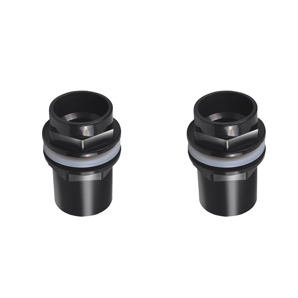 2 pcs Fish Tank Tube Pipe Joint Aquarium Pipe Connector Coupler Adapter