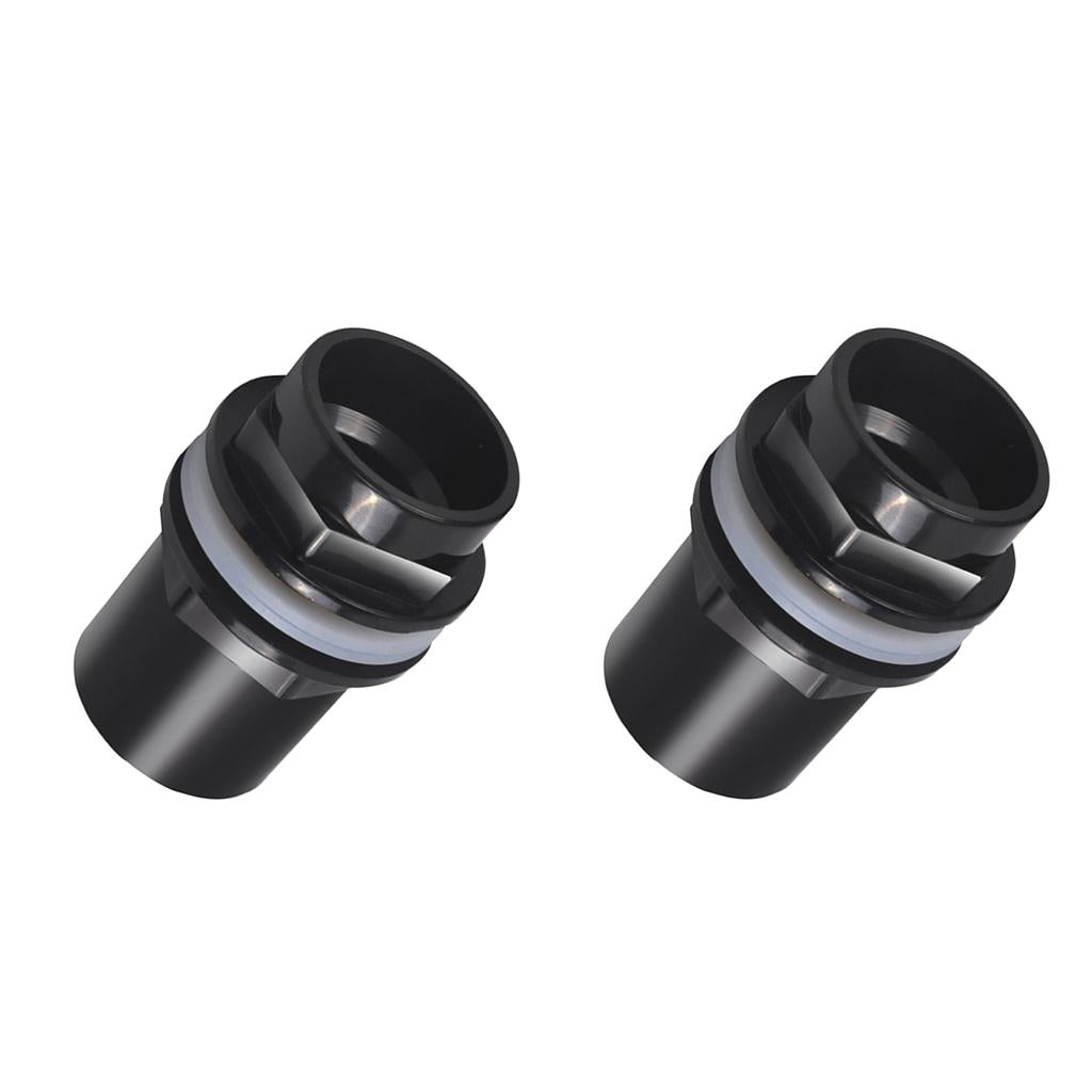 2 pcs Fish Tank Tube Pipe Joint Aquarium Pipe Connector Coupler Adapter