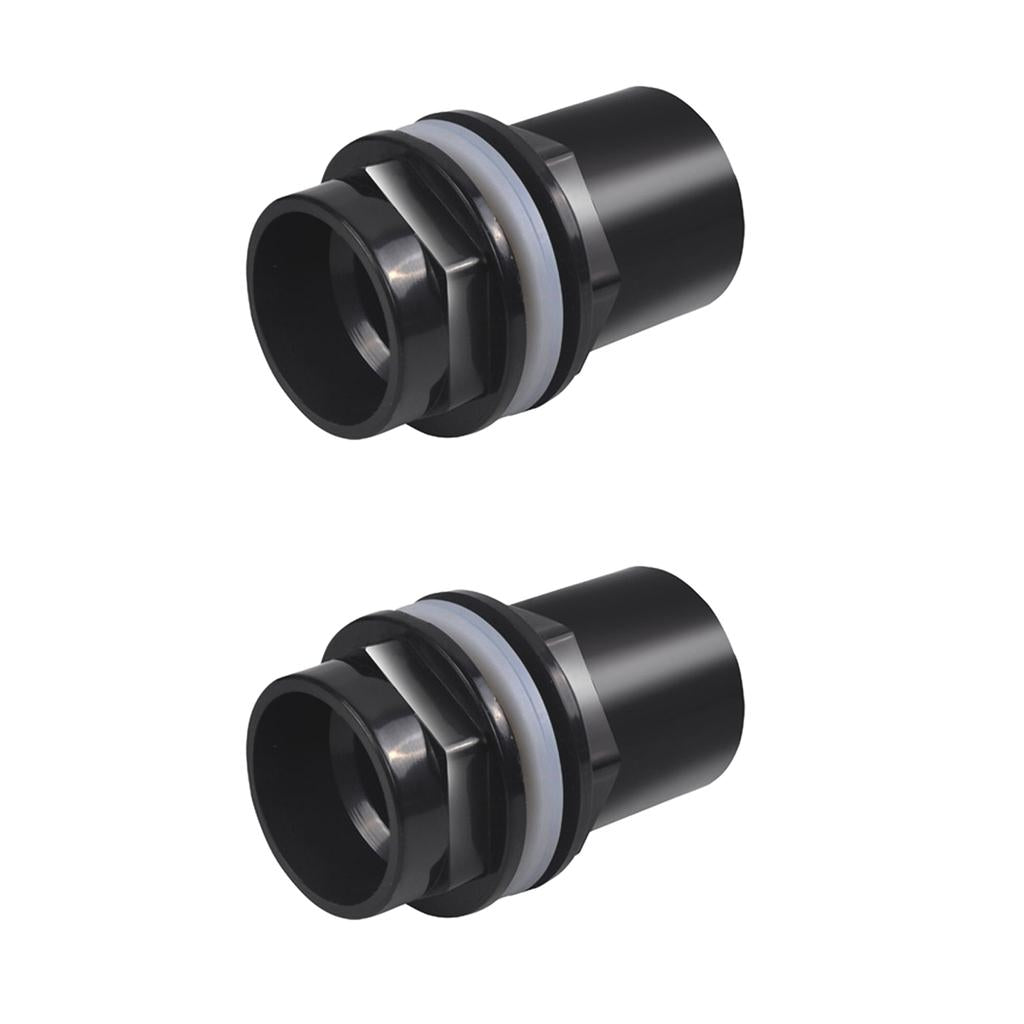2 pcs Fish Tank Tube Pipe Joint Aquarium Pipe Connector Coupler Adapter