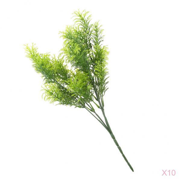 10Pcs 30cm Green Artificial Cedar Tree Home Garden Decoration Conifer Tree