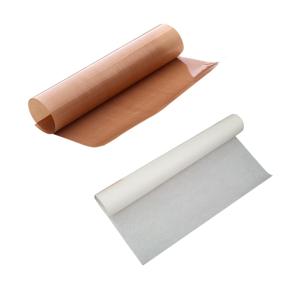 2x Kitchen Greaseproof Oven Bakeware Baking Mat Pad Cooking Paper 60x40cm