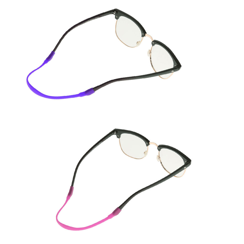 2 Pieces Kids Silicone Glasses Cord Rope Strap Spectacles Retainer Holder