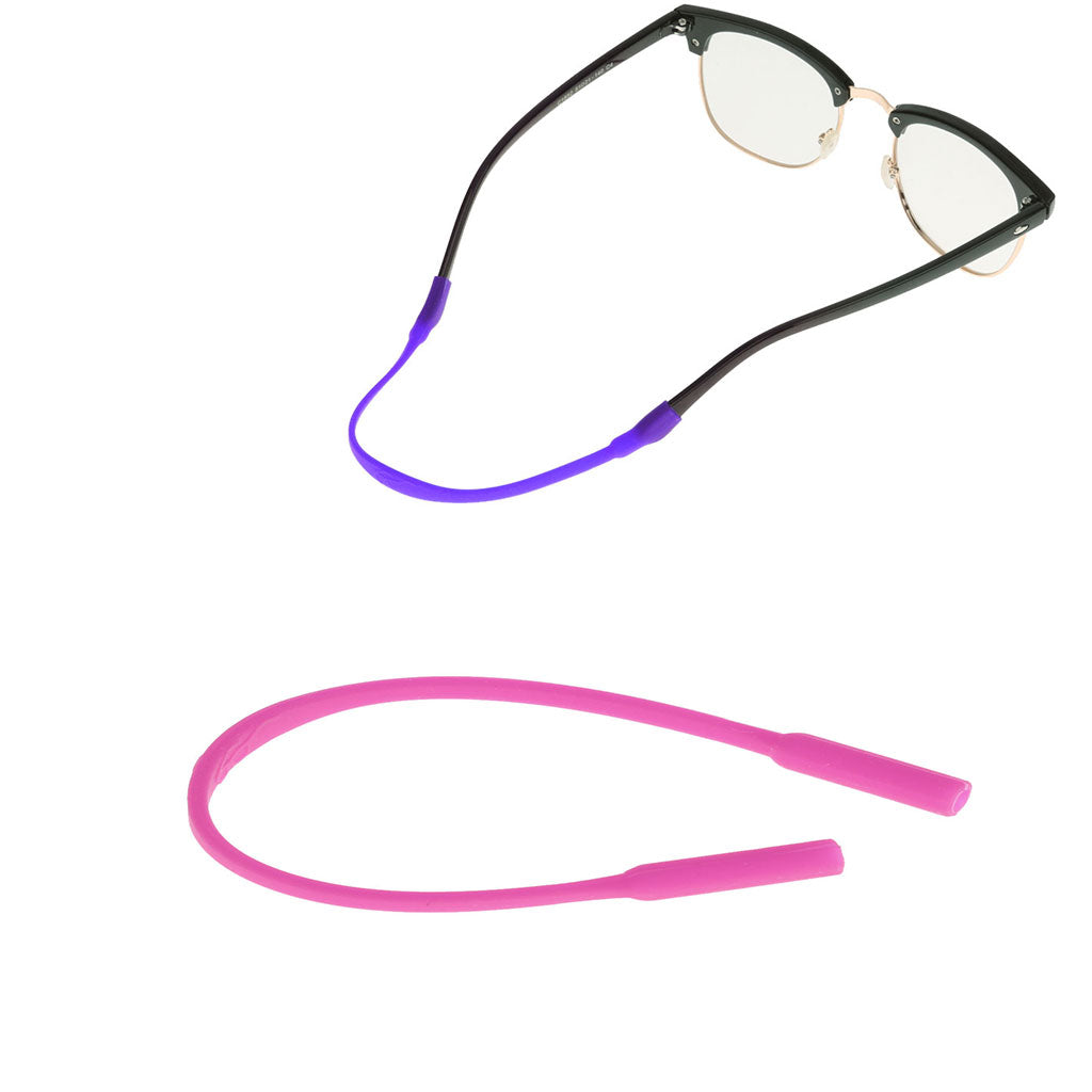 2 Pieces Kids Silicone Glasses Cord Rope Strap Spectacles Retainer Holder