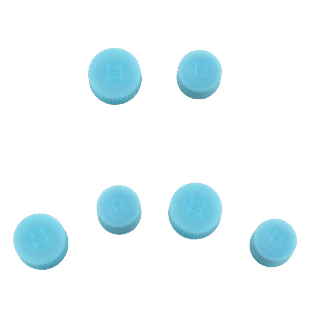 6pcs AC Hi Low Side Charging Port Service Valve Fitting Caps R134a R12