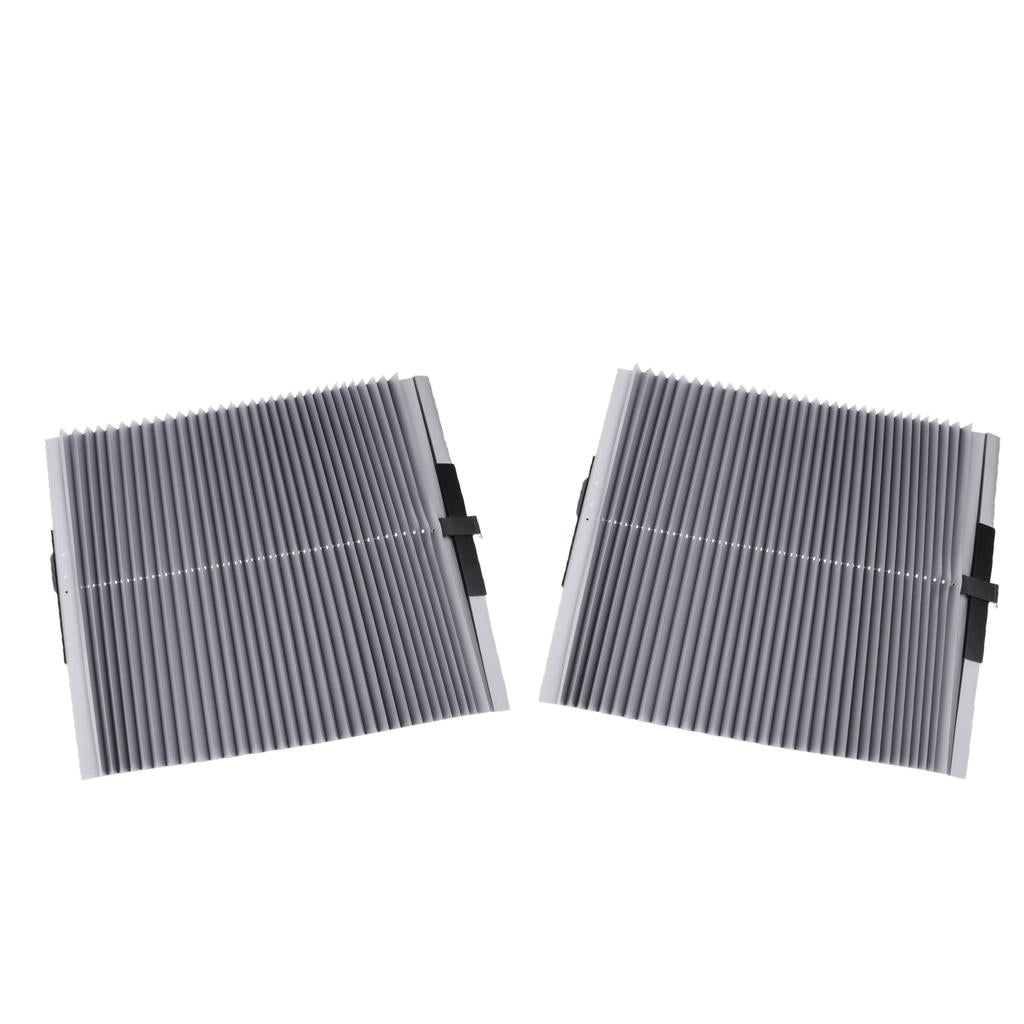 2pcs Car Sun Insulation Curtain UV Protection Retractable Shield Covers