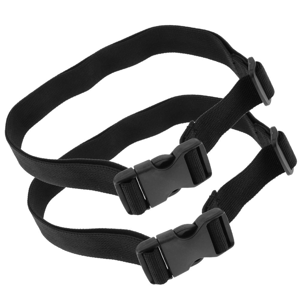 2pcs Heavy Duty Quick-Release Web Waist Belt with Plastic Buckle Width 2.5cm