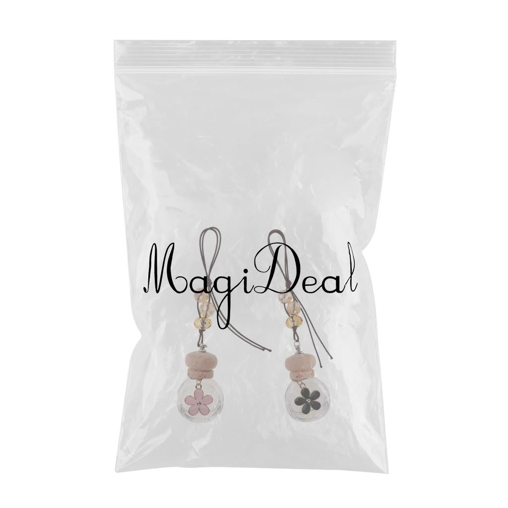 2x Car Home Perfume Bottle Hanging Air Freshener Diffuser Fragrance Bottle