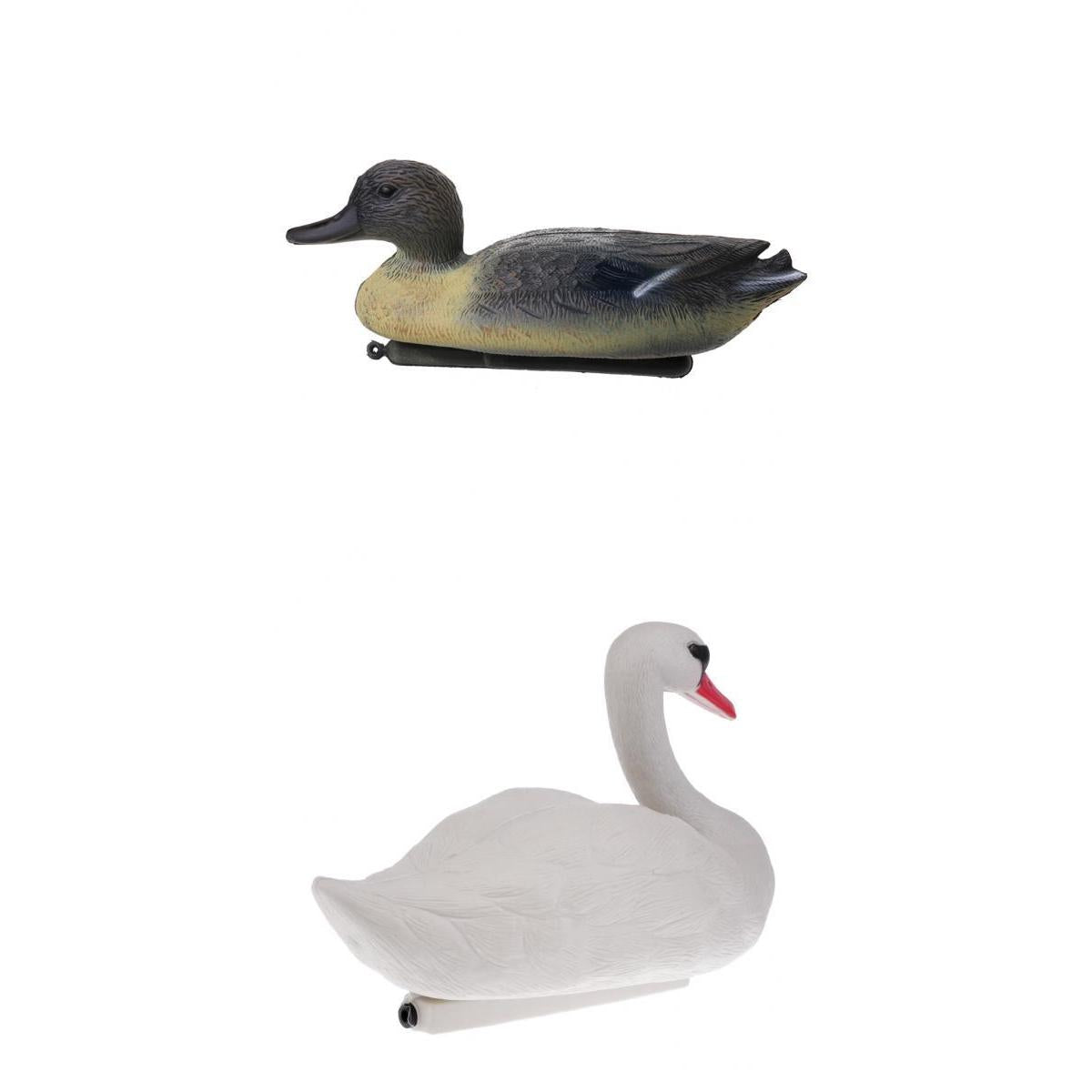2pcs Floating Duck Drake Decoy Swan Goose Hunting Bait Ornament Garden Decor