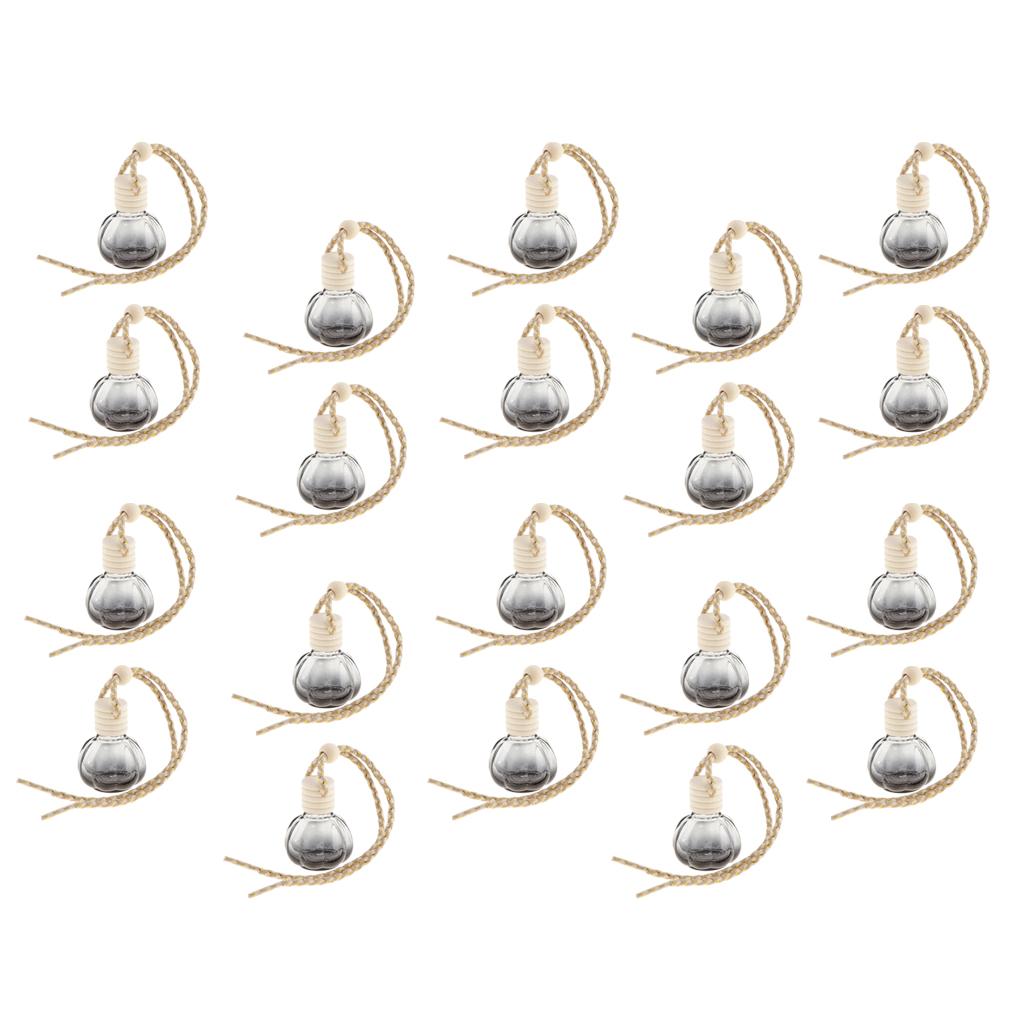 20Pcs 10ml Empty Perfume Bottle Car Hanging Pendant Home Decor Pumpkin