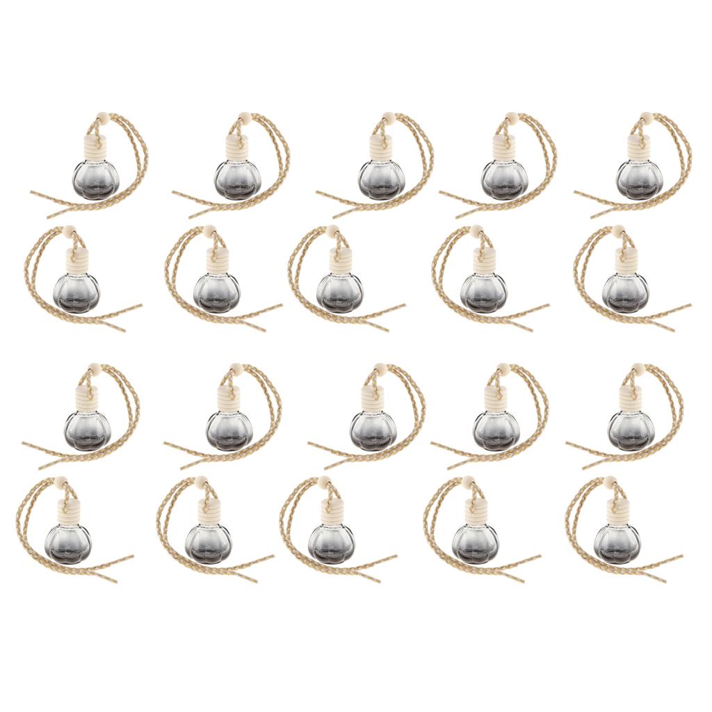 20Pcs 10ml Empty Perfume Bottle Car Hanging Pendant Home Decor Pumpkin