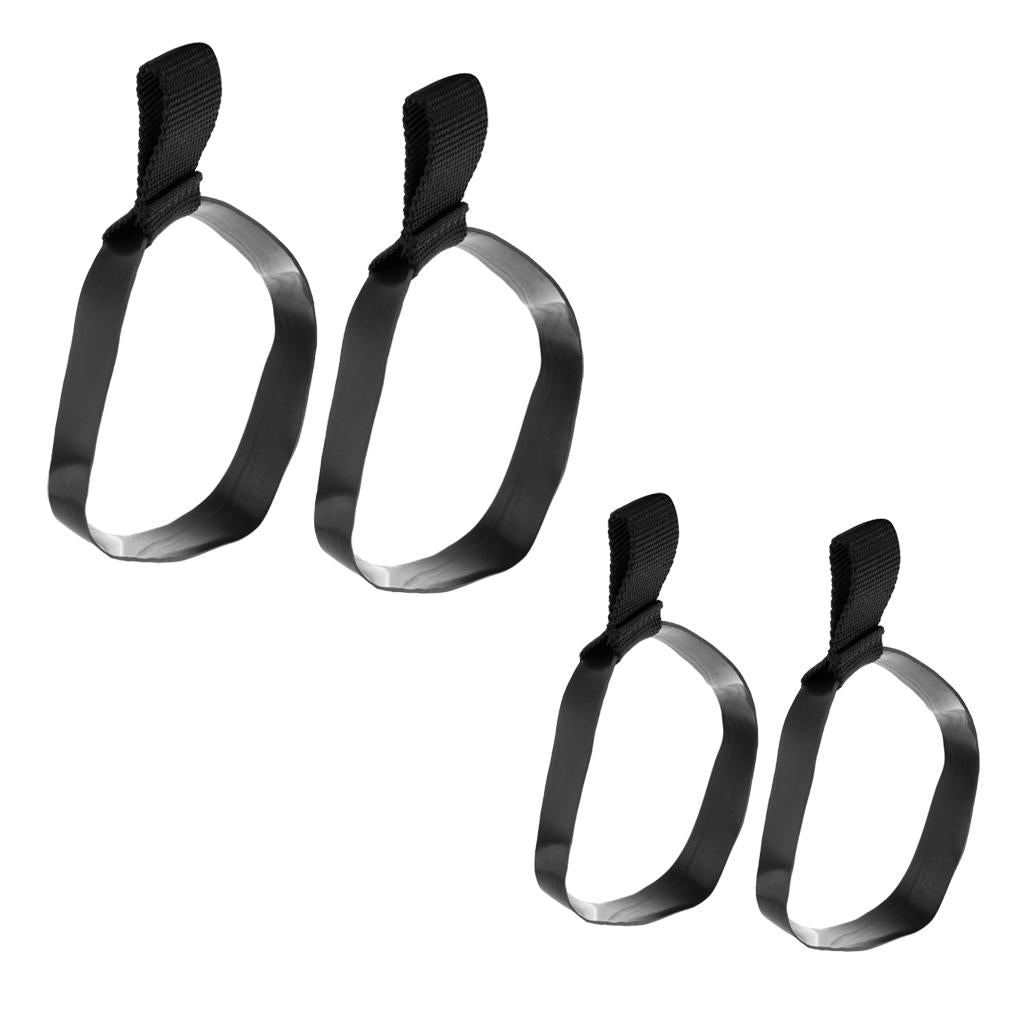 4 Pieces Large and Small Scuba Diving Stage Tank Bottle Hose Retainer Band