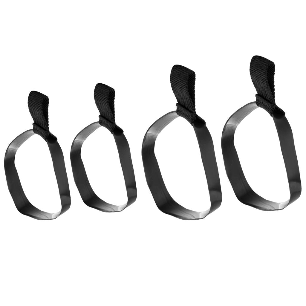 4 Pieces Large and Small Scuba Diving Stage Tank Bottle Hose Retainer Band