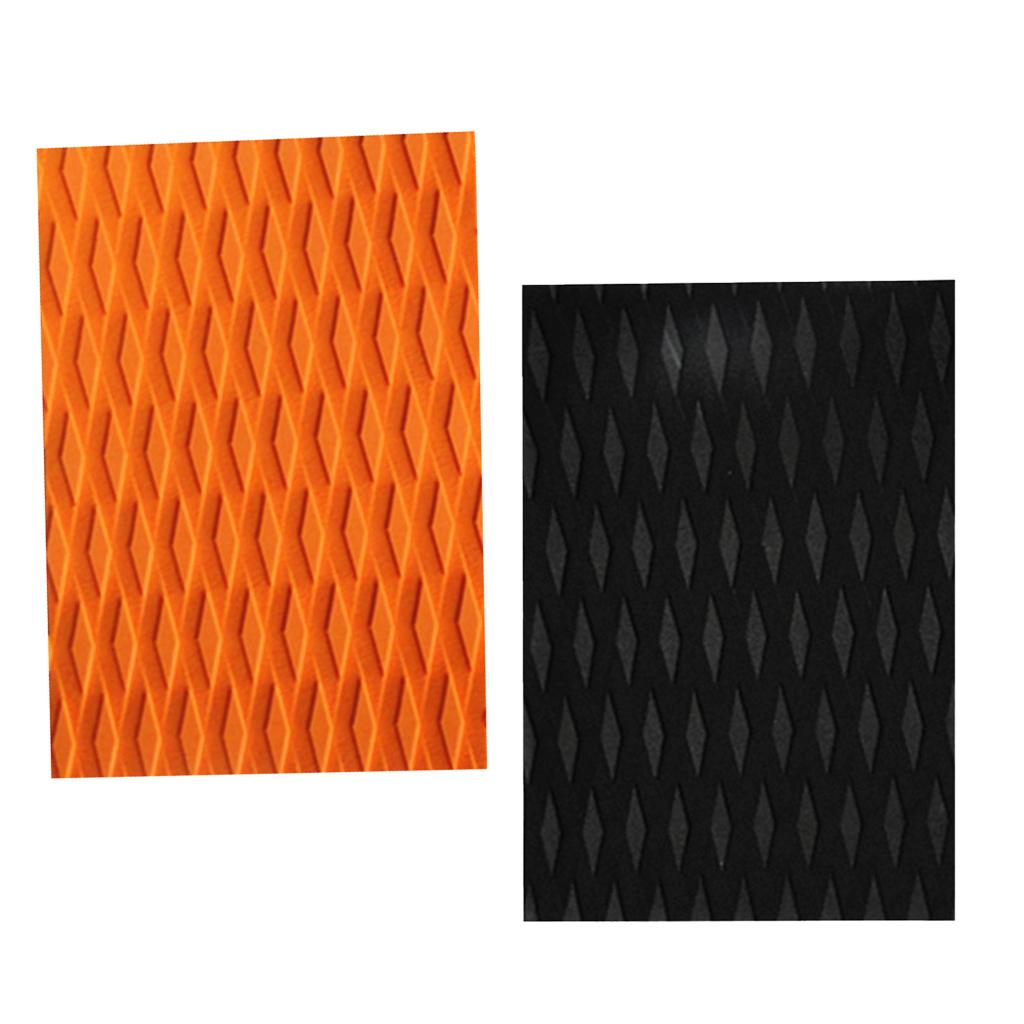 2 Pieces EVA Surfboard Skimboard Traction Pad Deck Grip DIY Surf Accessories