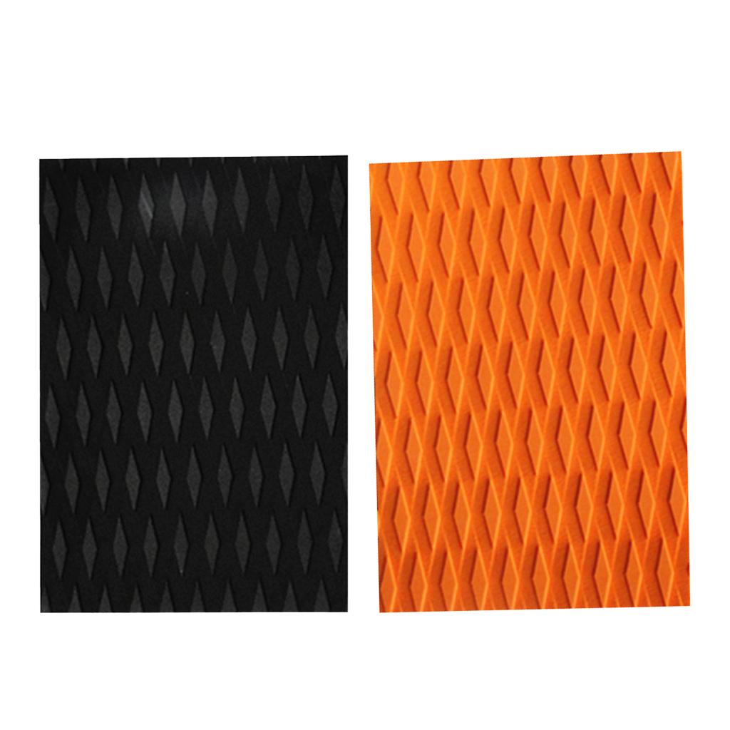 2 Pieces EVA Surfboard Skimboard Traction Pad Deck Grip DIY Surf Accessories