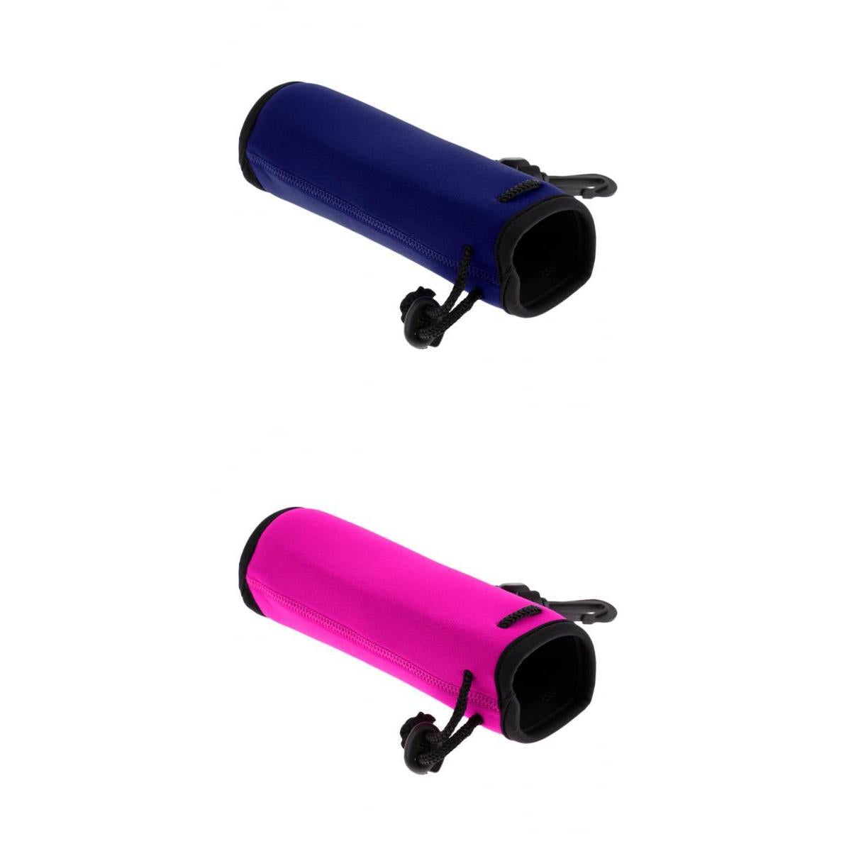 2 Piece Neoprene Insulated Water Drink Bottle Cooler Carrier Cover Sleeve