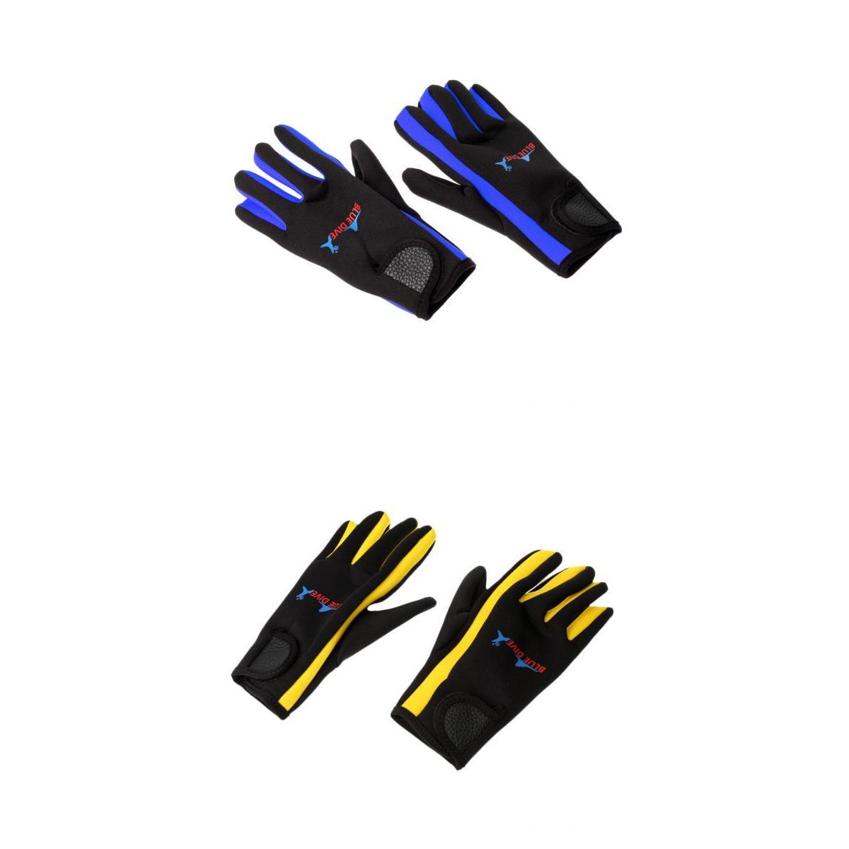 2 Pair Durable 1.5mm Neoprene Scuba Diving Surfing Gloves