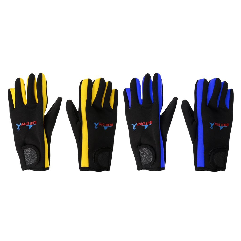 2 Pair Durable 1.5mm Neoprene Scuba Diving Surfing Gloves
