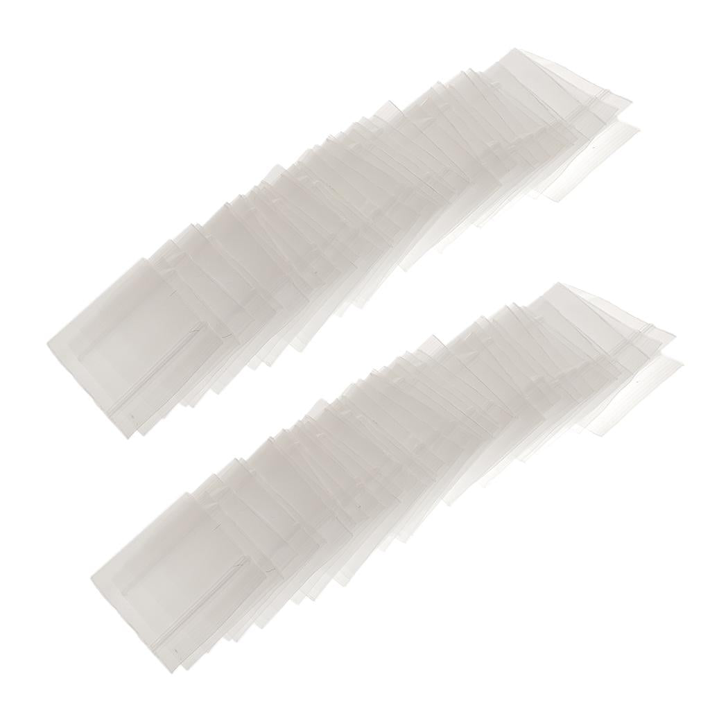 200 Pieces Clear Grip Seal Self Seal Resealable Bags 2.5*2.8CM 3*4CM
