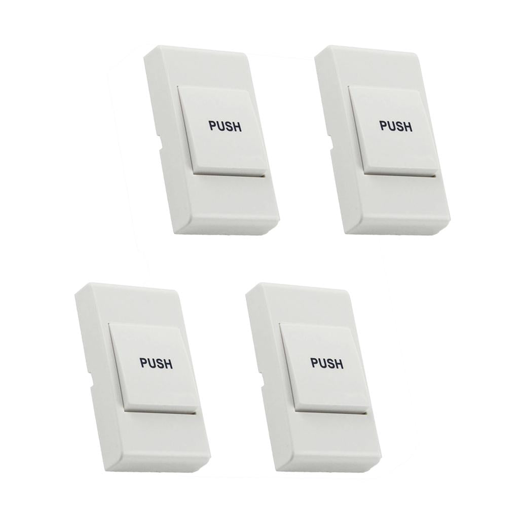 4x Release Switch Emergency Exit Button Push Door Button For Access Control
