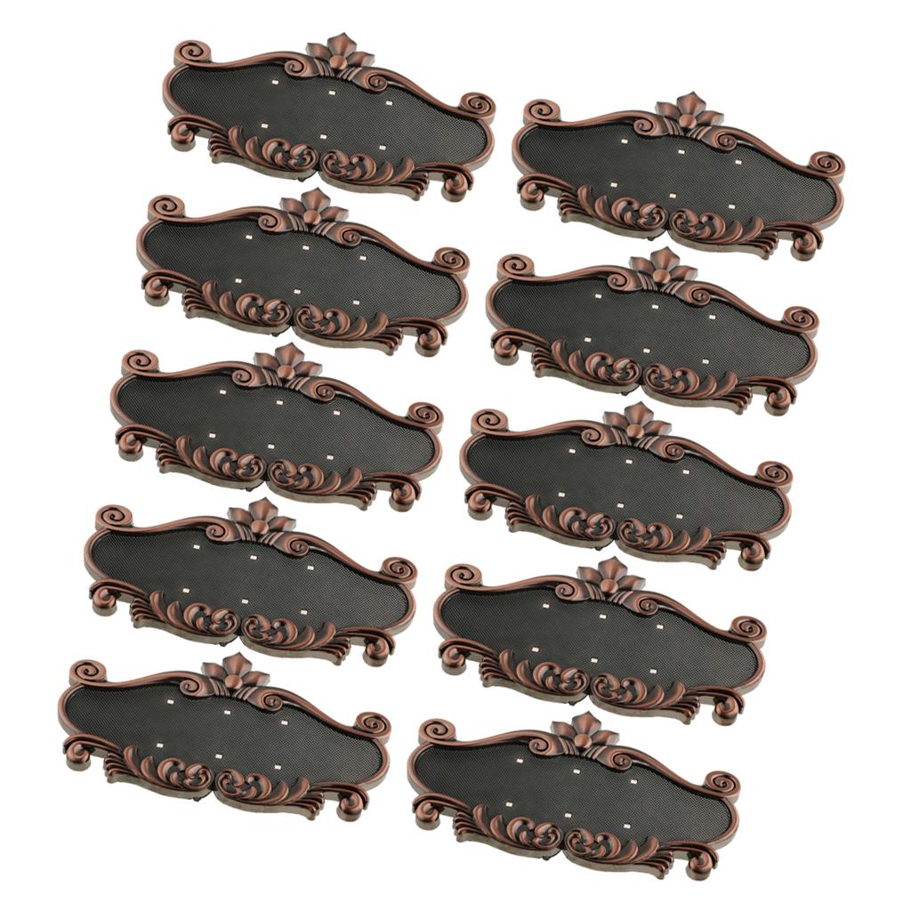10x ABS Plastic Retro Detachable Address House Number Sign Plaque Doorplate
