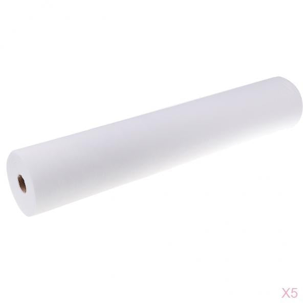 5x 50pcs Non-Woven Headrest Paper Roll Spa Salon Bed Cover Tattoo Supply