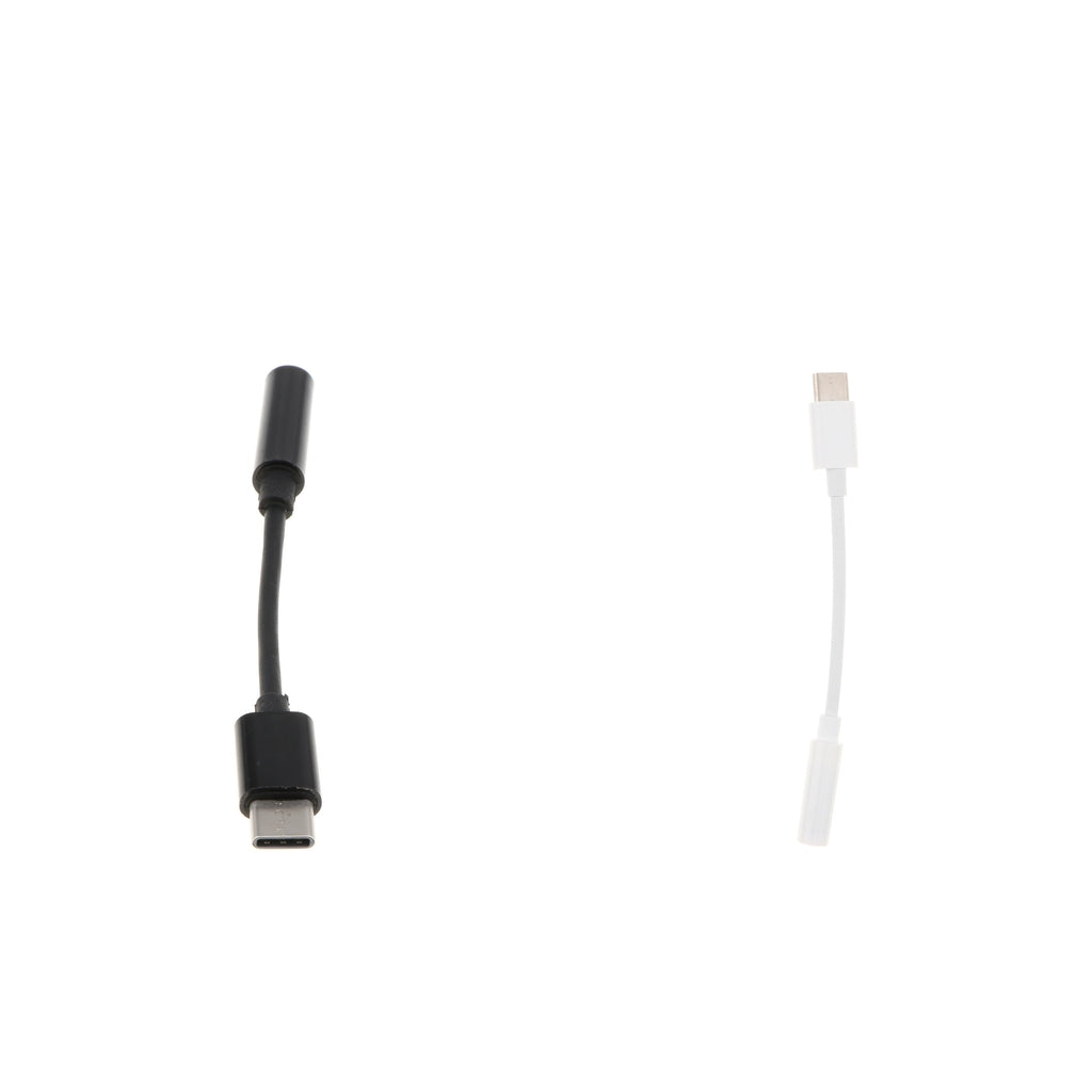 2 Pieces Type c To 3.5mm Audio Cable Adapter Aux Headphone Jack For Samsung