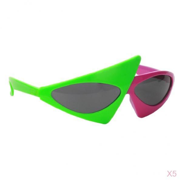 5 Novelty Sunglasses Alien Glasses Hip Hop Costume Party Props