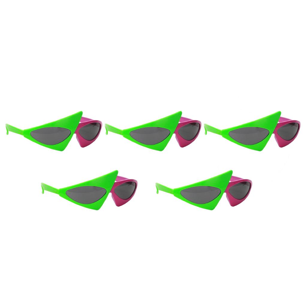 5 Novelty Sunglasses Alien Glasses Hip Hop Costume Party Props