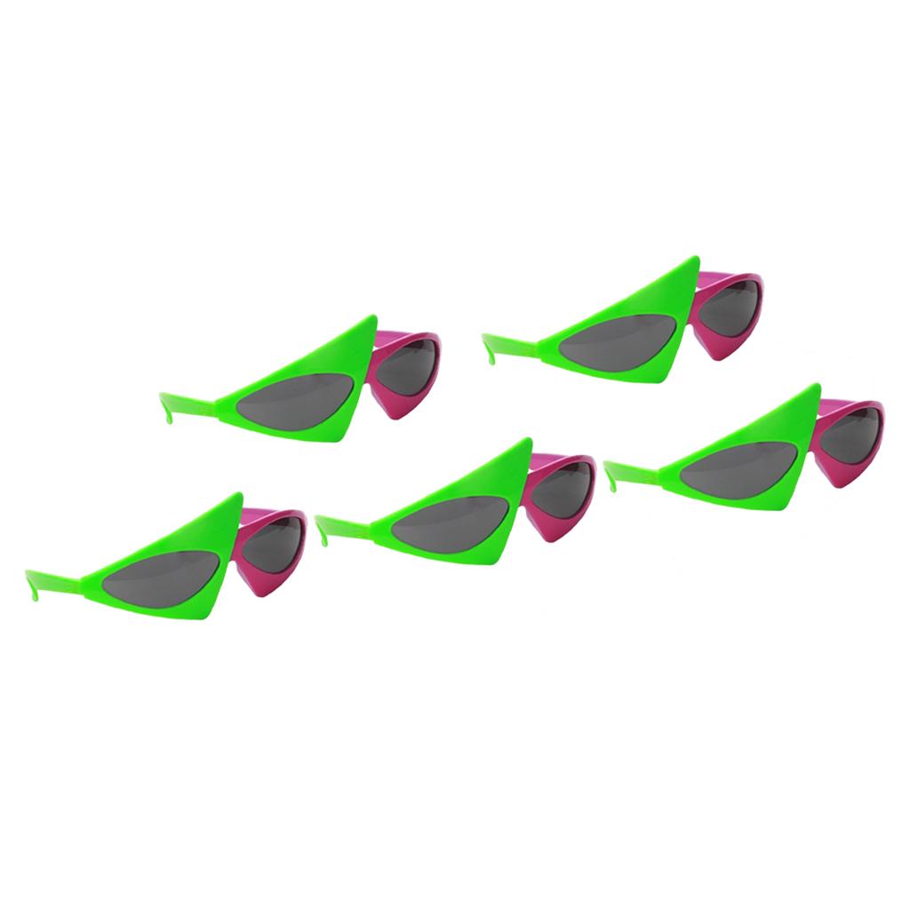 5 Novelty Sunglasses Alien Glasses Hip Hop Costume Party Props